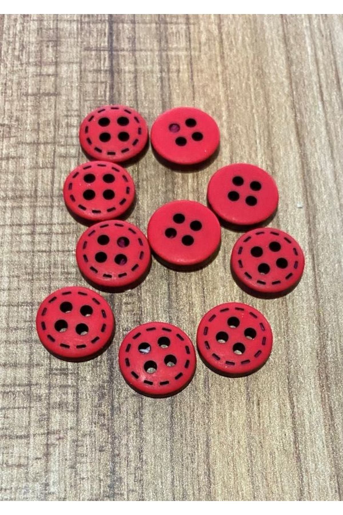 Spor Gömlek Düğmesi 1.2cm 10 Adet.