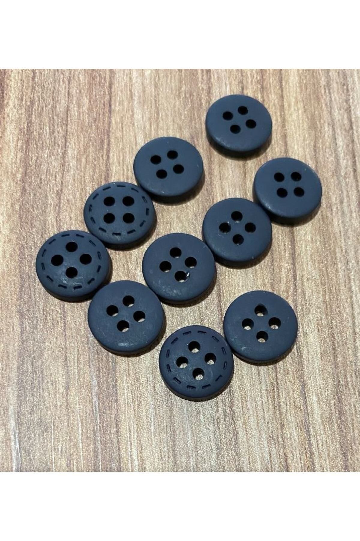 Spor Gömlek Düğmesi 1.2cm 10 Adet.