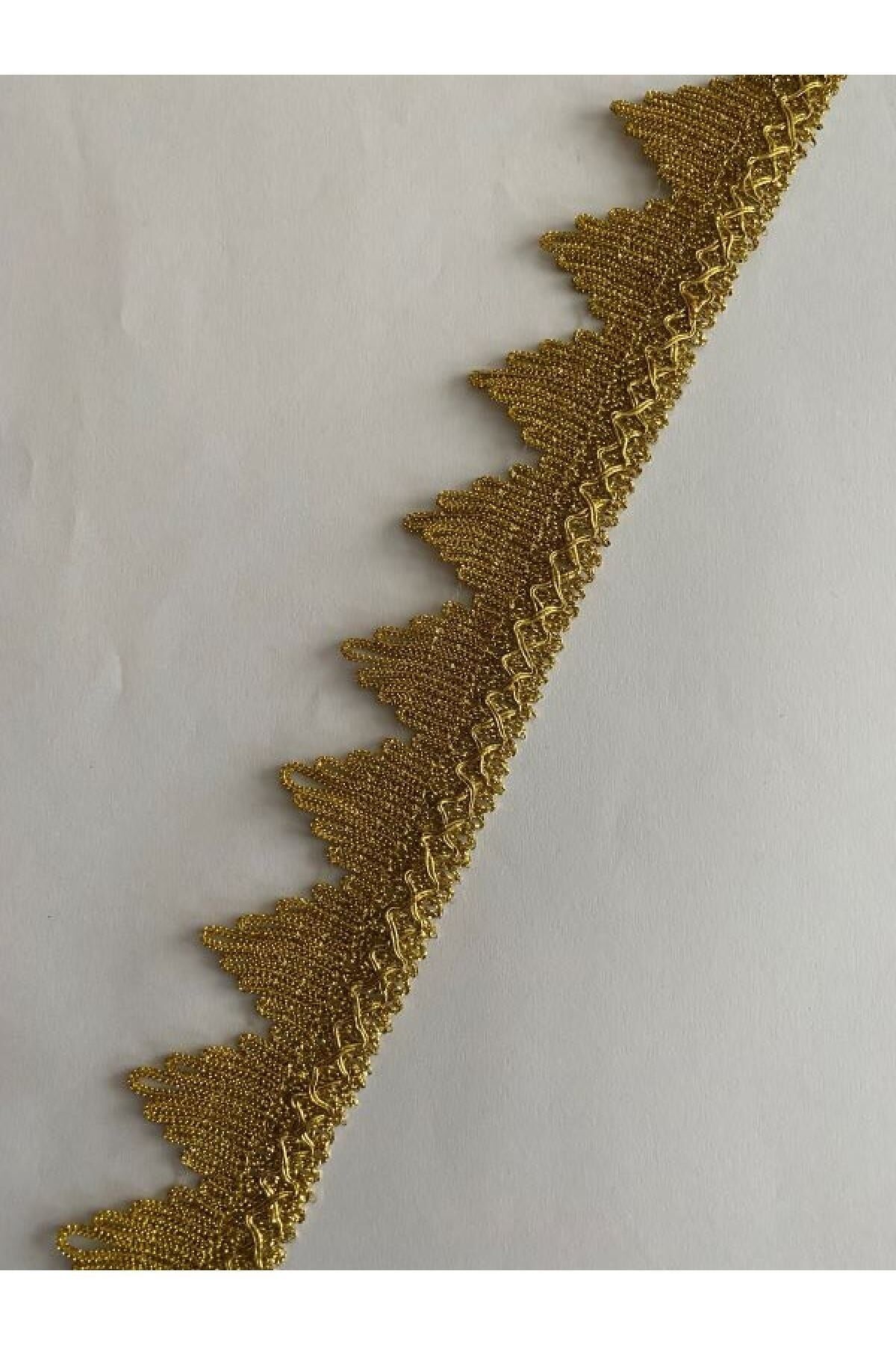 Kenar Sim Güpür 4cmx1metre. Gold.