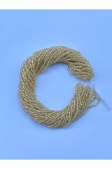 Bal Rengi Kum Boncuk Çekoslovakya, Adana, Hapishane Işi, Iğne Oyası Ve Işleme Boncuğu 12dizi.