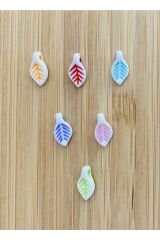 Kolye, Bileklik, Halhal Vb El Işleri Plastik Yaprak Boncuk.