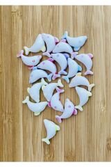 Kolye, Bileklik, Halhal Vb El Işleri Plastik Yunus Balığı Boncuk.