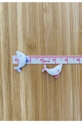 Kolye, Bileklik, Halhal Vb El Işleri Plastik Yunus Balığı Boncuk.