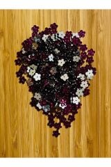 Papatya Işleme Pul. Paket Içi Tahmini 230 Adet. Renk: Yakut.