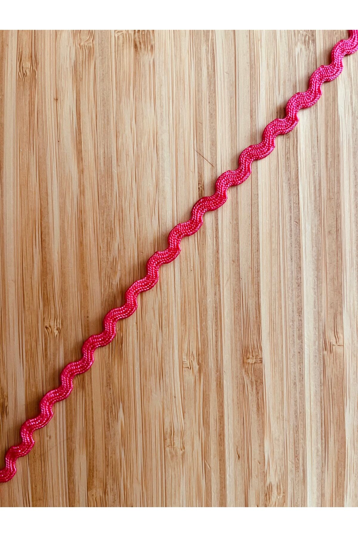 Su Taşı, Dekoratif Şerit. 1cm x 10 metre. Nar Çiçeği Tonu.