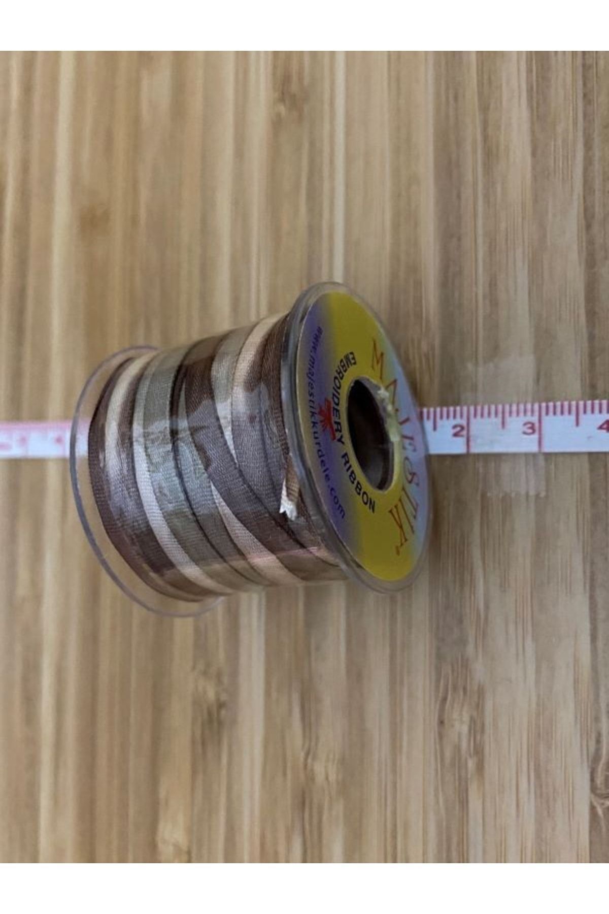 Batik Ipek El Nakış Kurdele 4mm. 8 Metre 21 Santimetre. Renk:17