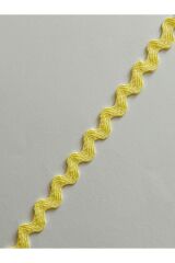 Su Taşı, Dekoratif Şerit. 1cm x 10 metre. Soluk sarı.