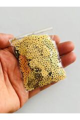 Papatya Yazma, Oya, Abiye, Havlu, Çeyizlik, Takı, Halay Mendili Plastik Ince Pul 15gr. 600 Ad. Gold.