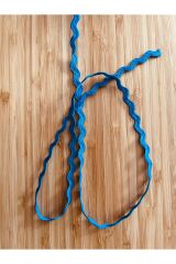 Su Taşı, Dekoratif Şerit. 1cm x 19,5 metre. Petrol Mavi.