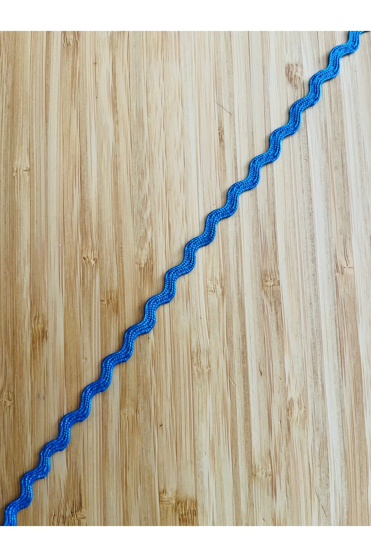 Su Taşı, Dekoratif Şerit. 1cm x 19,5 metre. Petrol Mavi.