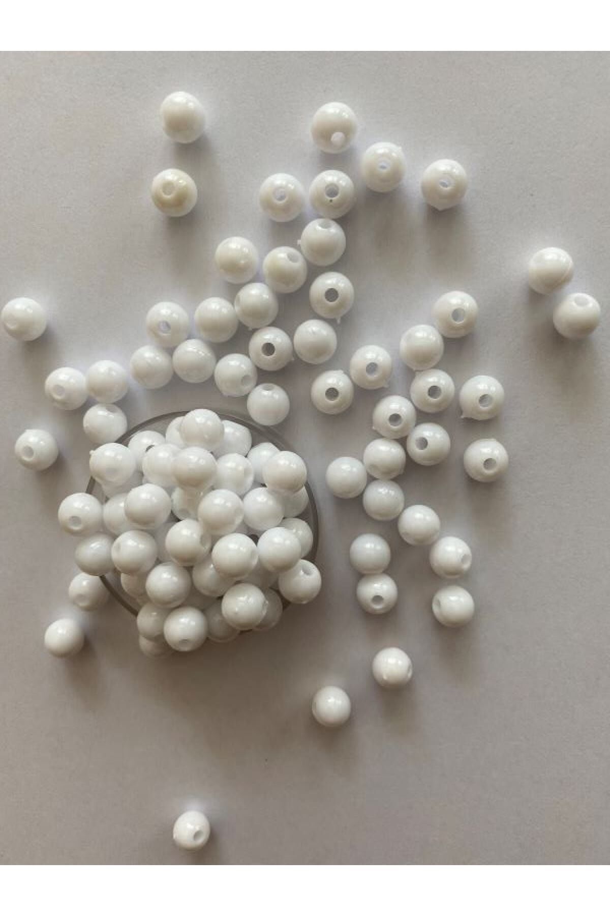 Kiraz Plastik Boncuk 6mm. 21-22gr. 195-199ad.