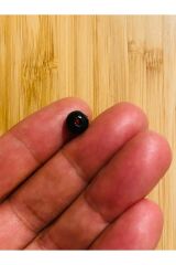 Kiraz Plastik Boncuk 8 mm. 20gr. Tahmini 65 ad. Siyah.