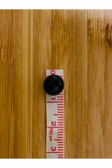 Kiraz Plastik Boncuk 8 mm. 20gr. Tahmini 65 ad. Siyah.