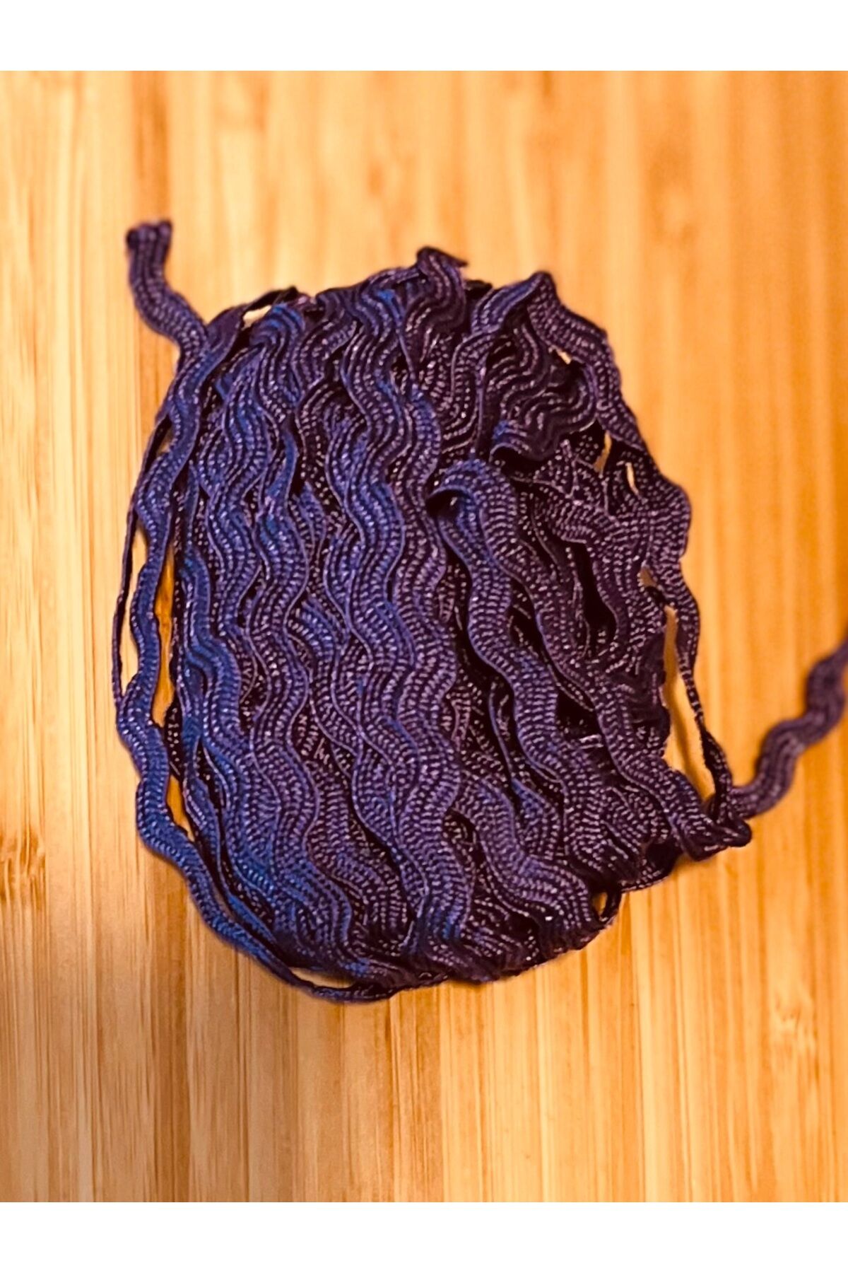 Su Taşı, Dekoratif Şerit. 1cm x 5+5 metre. Toplam: 10 metre. Mürdüm.