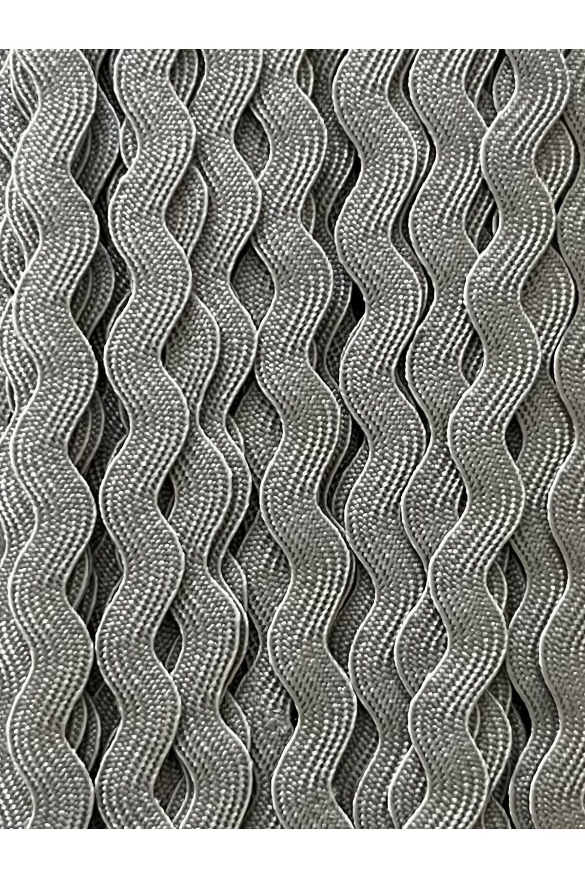 Su Taşı, Dekoratif Şerit. 1cm x 5metre. Gri.