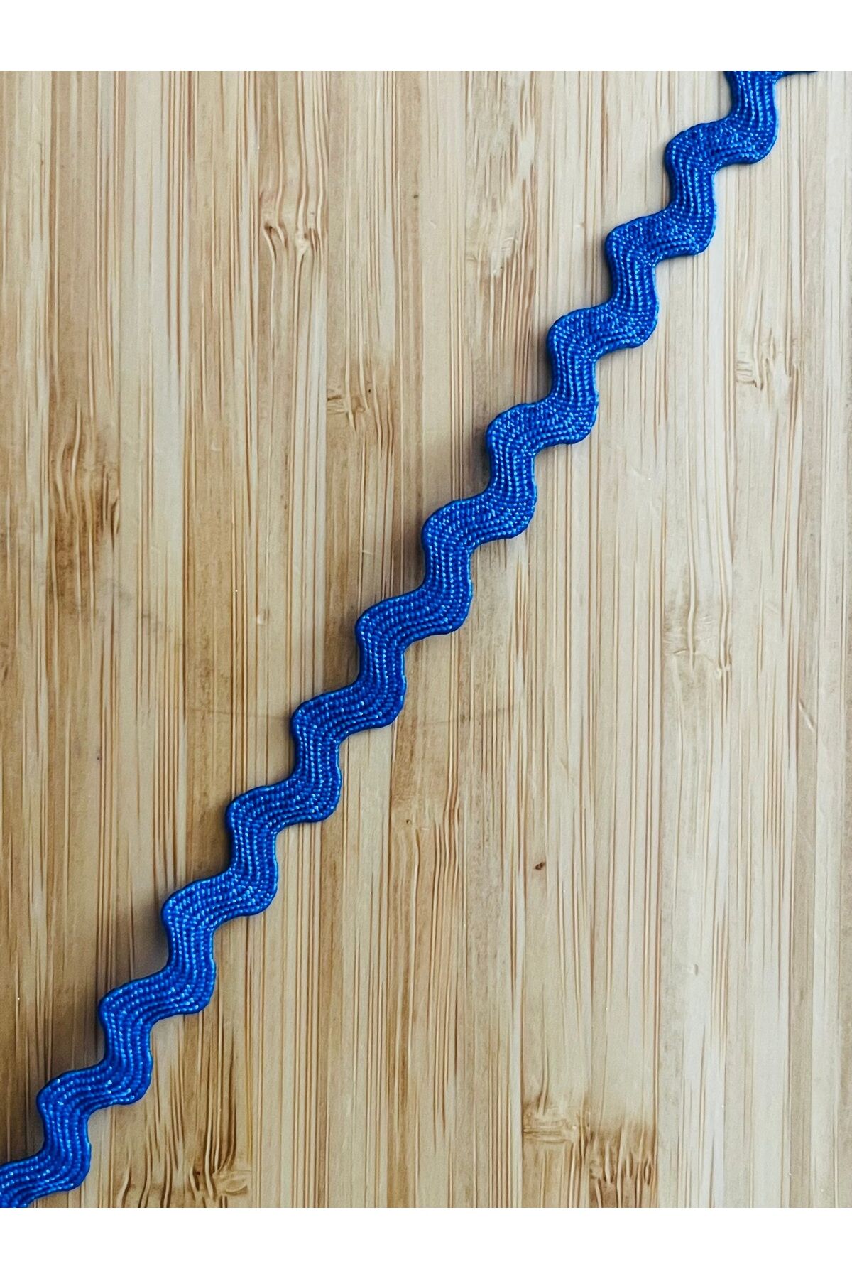 Su Taşı, Dekoratif Şerit. 1cm x 5metre. Saks Mavi.