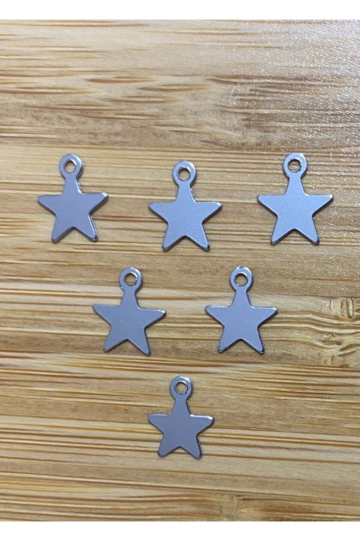 Paslanmaz Metal Yazma Oyalama, Abiye Vb El Işleme Pul. Yıldız. 50gr. Takriben 530-535 Adet.