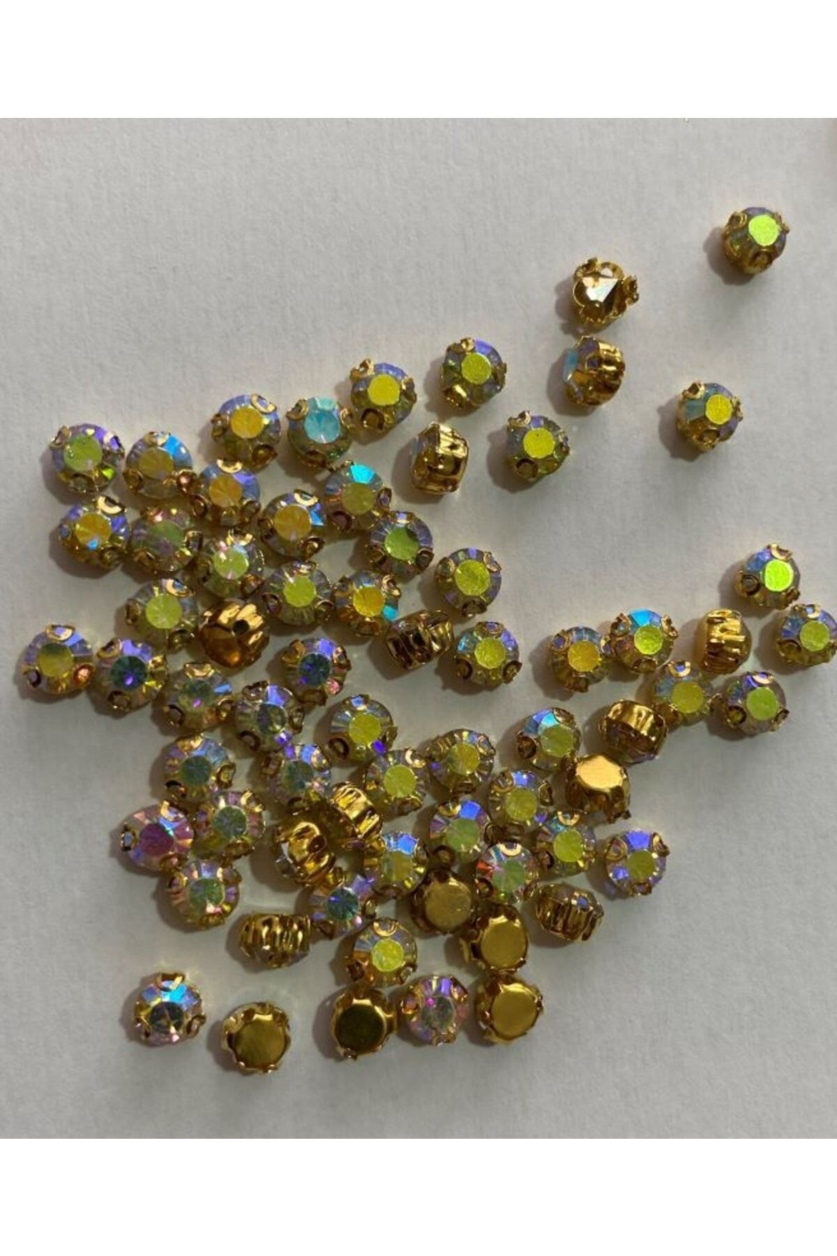 Svarovski Dikme Taş 5mm 100 Adet Sarı.