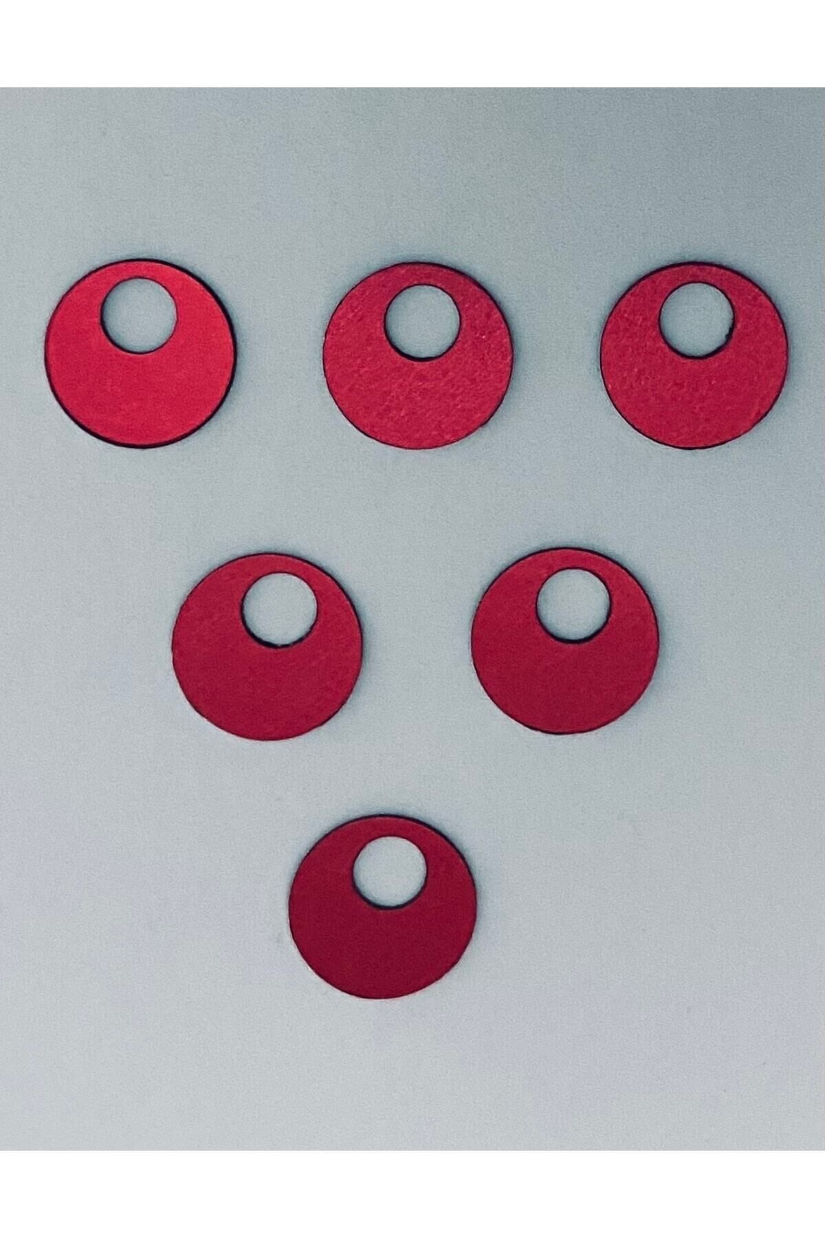 Patik Ve Çanta-cüzdan Pulu 10mm. 20gr. Metalik Kaplama. Kırmızı.