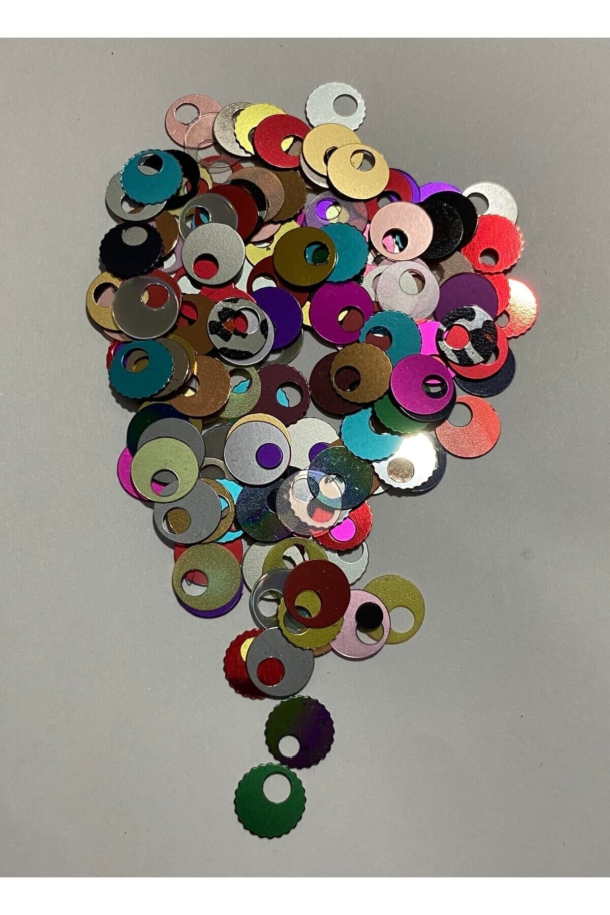 Patik Ve Çanta-cüzdan Pulu 10mm. 20gr. Mix.