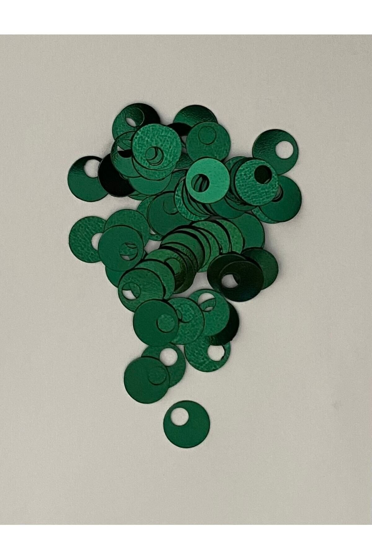 Patik Ve Çanta-cüzdan Pulu 10mm. 20gr. Zümrüt Yeşili