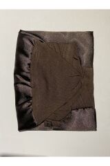 Dikişsiz Saten Bone Acı Kahverengi.