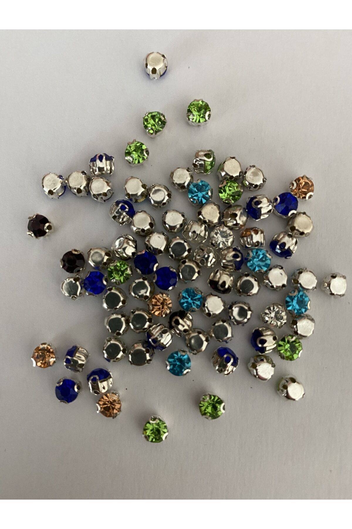 Dikme Taş 5mm 100 Adet Karışık.