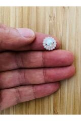 Dikmeli El Işleme Yarım Inci. 13mm. Paket Içi Takriben 57 Adet.