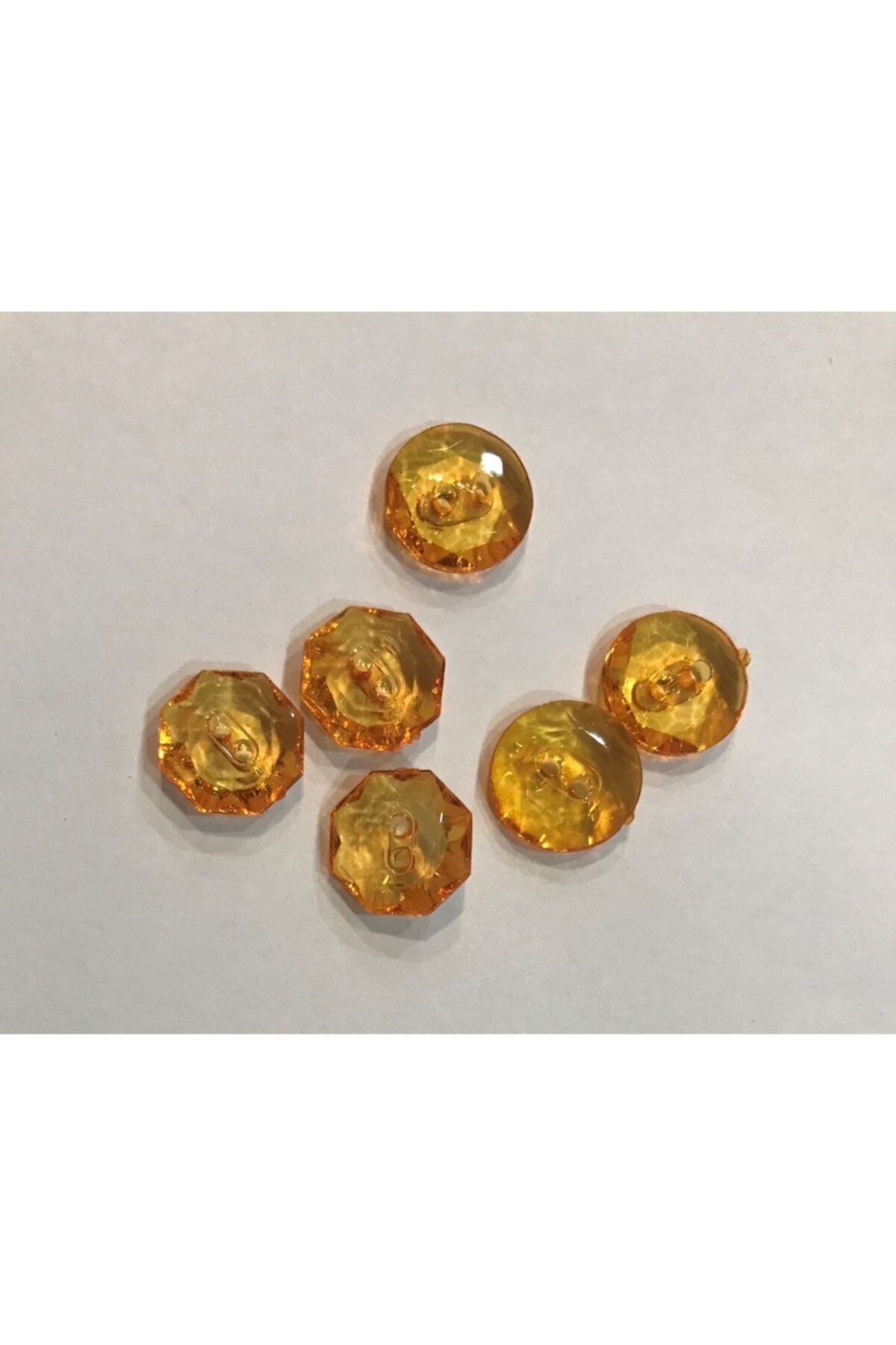 Şeffaf Plastik Bebe Düğmesi.1.3cm. 6'lı Paket.