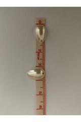 Dikmeli El Işleme Yarım Inci. Damla. Paket Içi 66 Adet. Krem.