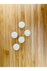 Bebe Hırka, Yelek ve Amigurumi Keloğlan Desen Düğme. 15mm. 5'li Pkt. Renk: Krem/Beyaz.