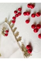 Şeffaf Plastik Sarma Kiraz Boncuk. 6mm. 20 Gr. Tahmini 165-175 Ad civarı.