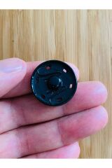 Dikmeli Metal Çıtçıt 25mm 6'lı. Renk: Siyah.