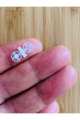 Dikmeli Plastik Çıtçıt 07mm 6'lı 2 pkt. 12 adet. Renk: Beyaz.