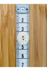 Bebe Hırka, Yelek ve Amigurumi uğur böceği Desen Düğme. 15mm. 5'li Pkt. Renk: Krem/Beyaz.