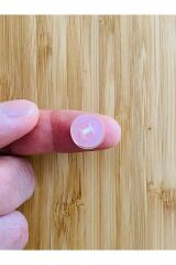 Bebe Hırka, Yelek ve Amigurumi Yelken Desen Düğme. 15mm. 5'li Pkt. Renk: Pembe/Beyaz.