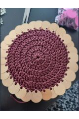 Patik, Çanta, Supla Ve Makrame Pulu 20mm 25gr. Gümüş Çizgili. Tahmini 150 Adet.