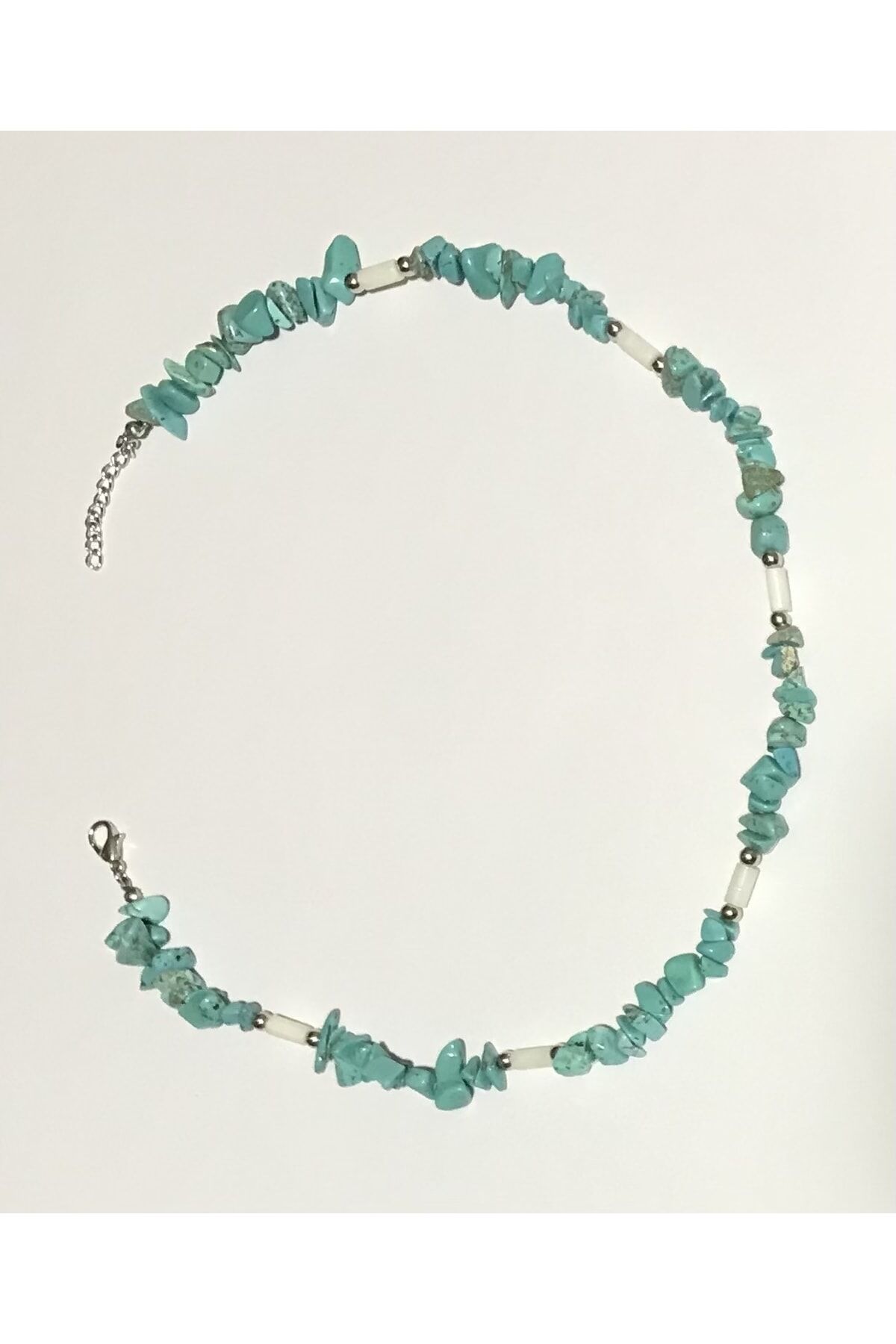 Doğal Kırık Mercan Taşı Kolye.