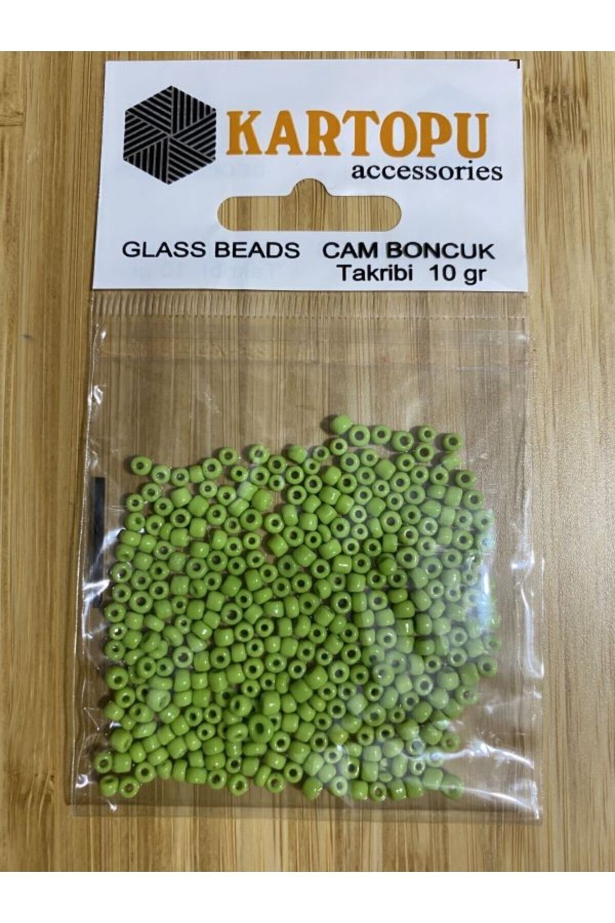 Kum Boncuk 2'li Paket. No:3 Fıstık Yeşili