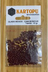 Kum Boncuk 2'li Paket. No:3 Kahve