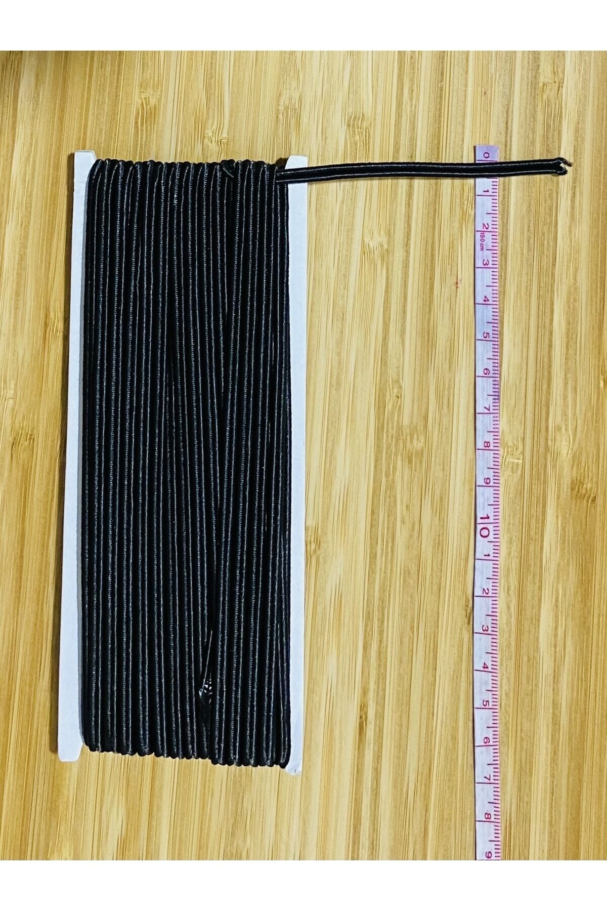 Bebe Lastik. 10 + 6.8 Metre. Siyah.