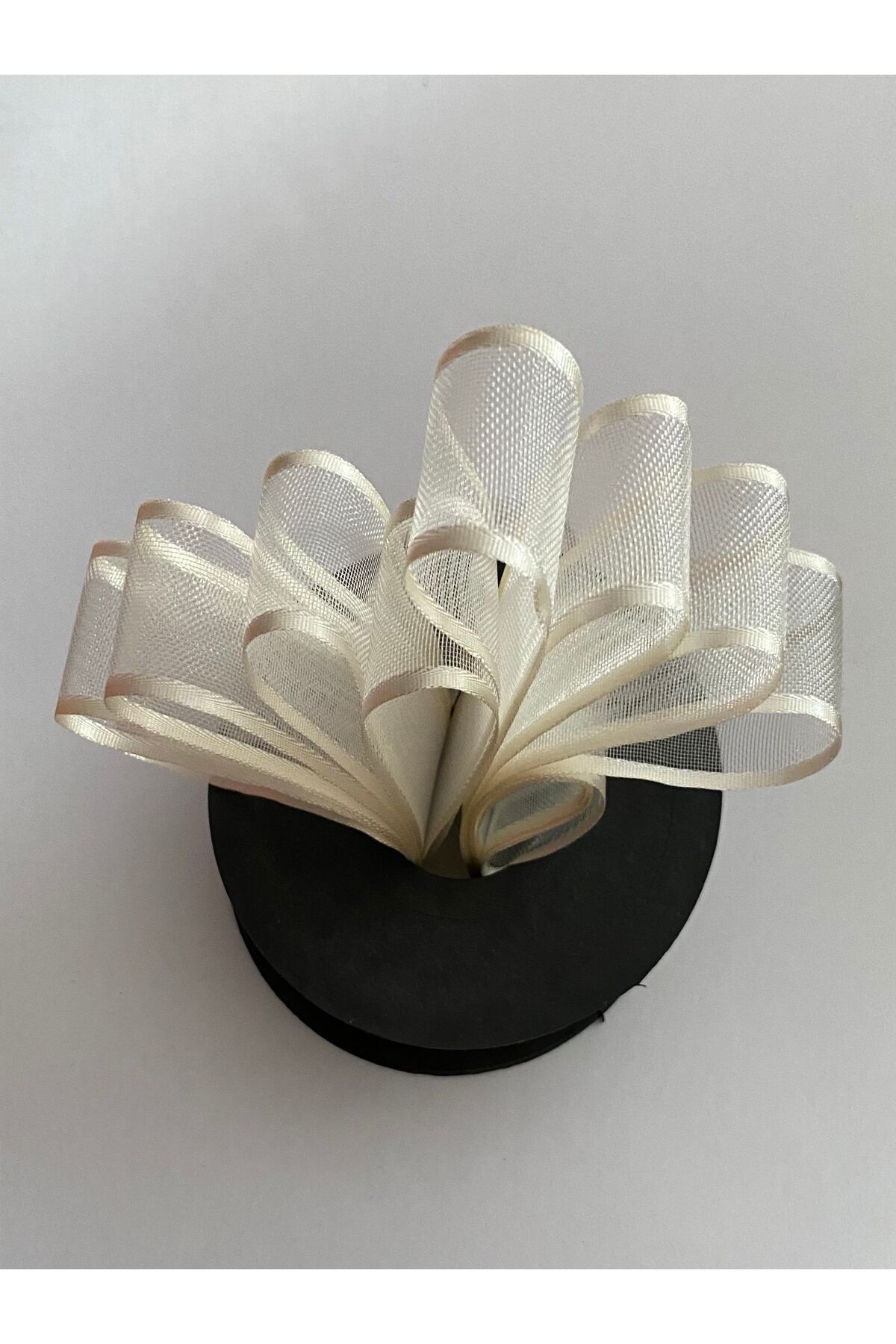 Şifon kurdele (Kurdale) 2.5cm x 20metre. Renk Koyu Krem No:3