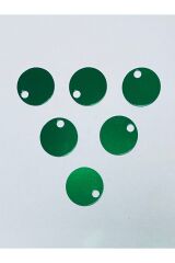 Patik, Çanta, Supla Ve Makrame Pulu 20mm 25gr. Tahminen 150 Adet. Renk No:33. Açık Zümrüt.