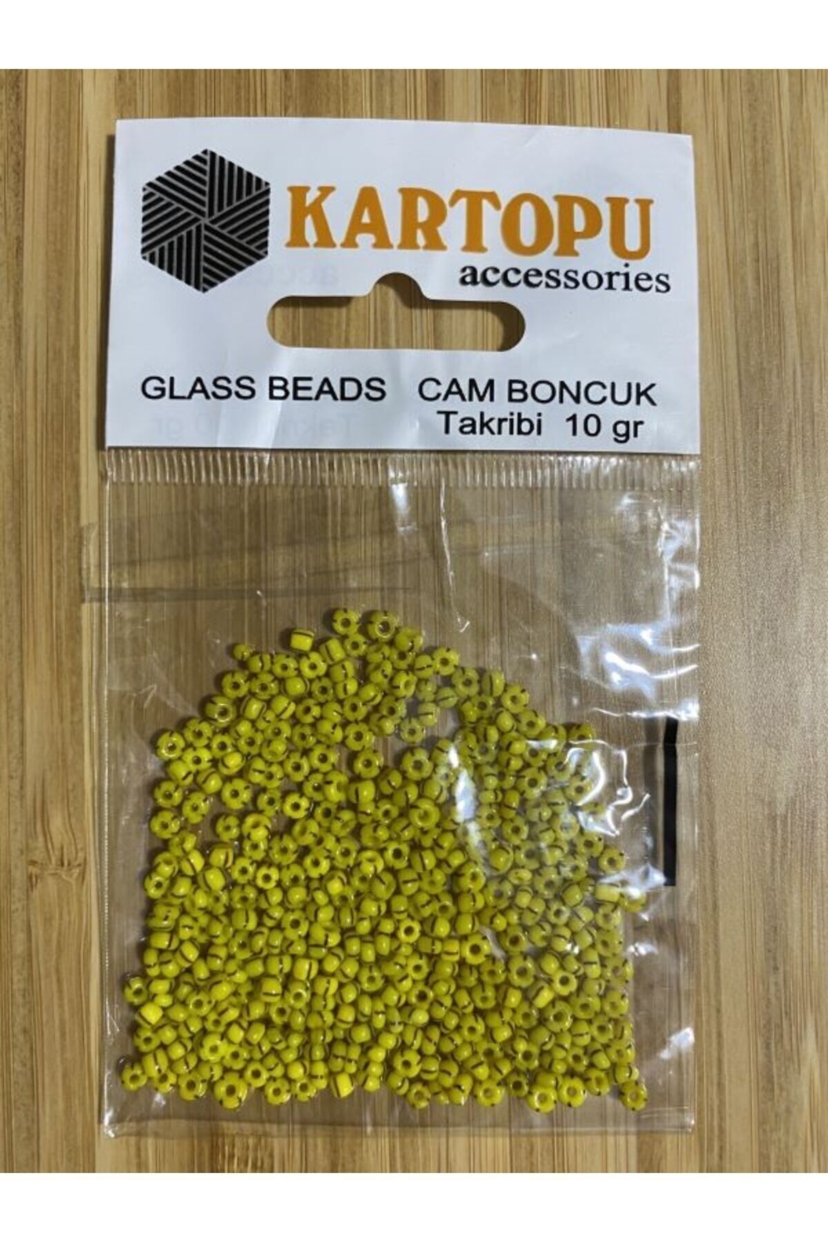 Kum Boncuk 2'li Paket. No:3 Sarı