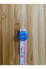 Dikmeli Plastik Çıtçıt 1cm (10mm) 10'lu (10 Çift) Paket. Renk: Saks.