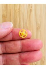 Dikmeli Plastik Çıtçıt 1cm (10mm) 10'lu (10 Çift) Paket. Renk: Sarı.