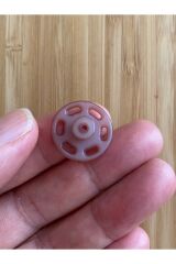 Dikmeli Plastik Çıtçıt 21mm 6'lı Paket (6 çift)  Renk: Kakao.