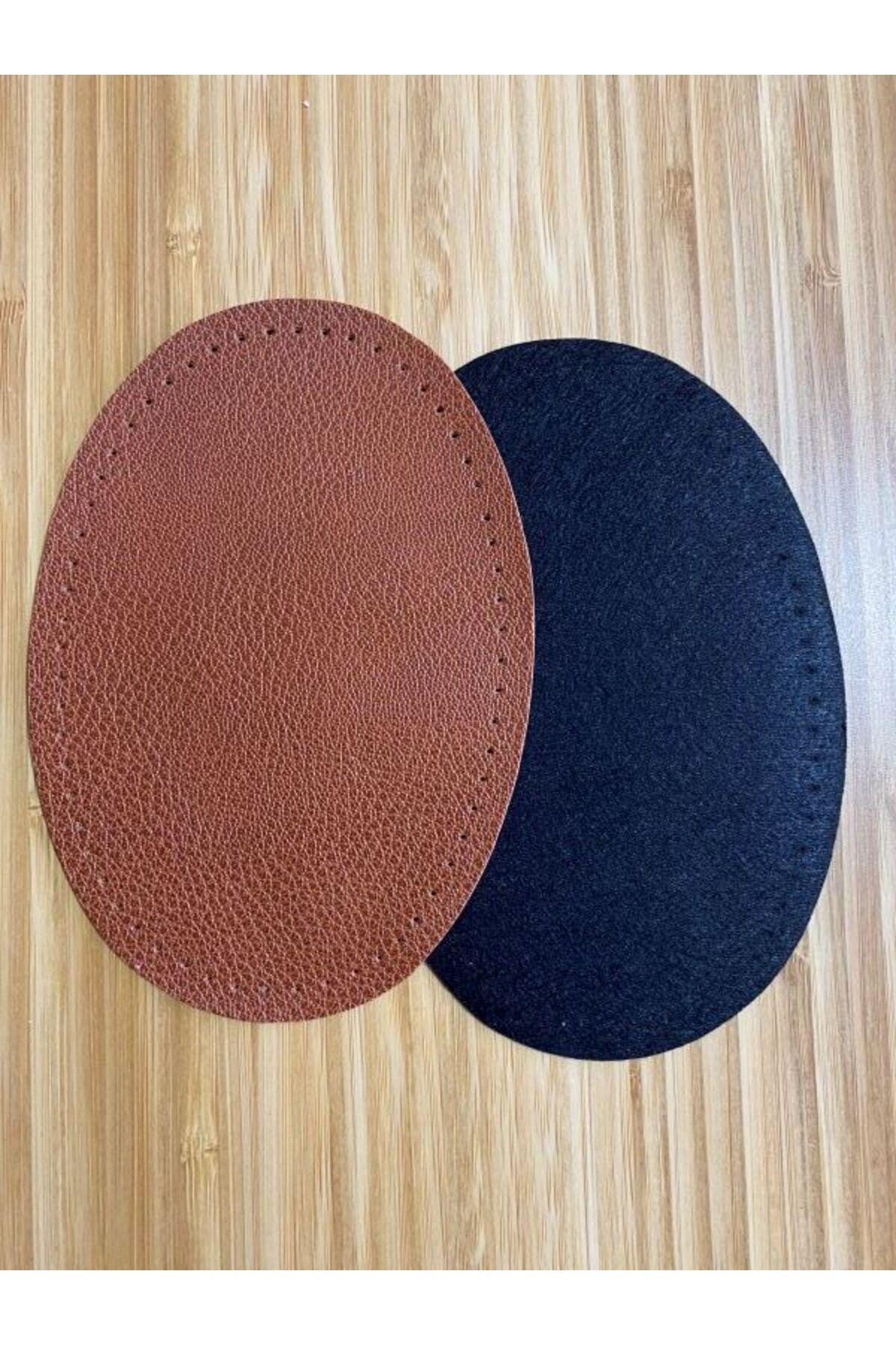 Dirsek Yaması Suni Deri Dikmeli. 10x14.5cm 1 Çift.