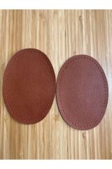 Dirsek Yaması Suni Deri Dikmeli. 10x14.5cm 1 Çift.