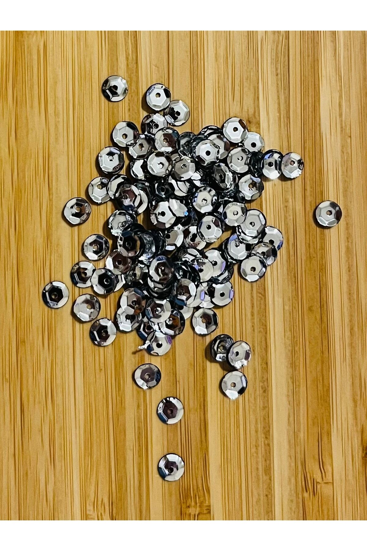 Payet Pul 6,5mm. Takriben 15 Gram. Gümüş.